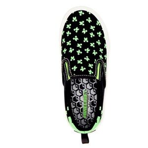 Minecraft Little & Big Kids Slip-On Sneakers size 3 nwt